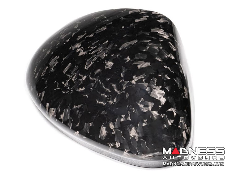 Alfa Romeo Stelvio Mirror Covers - Carbon Fiber - Caps - Feroce Carbon - Forged Carbon